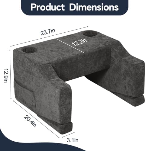 Reading Pillow for Lap, Lap Desk Pillow for Arm Rest with Adjustable-Angle - Image 2