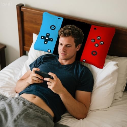 Gamer Gifts for Teen Boys, Gaming Boy Room Decor, Gaming Accessories for Teen Boy, Gamer Pillow Case Flannel Material，12 x 20 inches 1-Pack (No Inserts) - Image 6