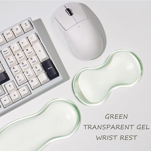 Gel Mouse Wrist Rest, Green Wrist Rest for Mouse | Wrist Pad for Mouse, Comfort & Support for Typing and Gaming - Image 2