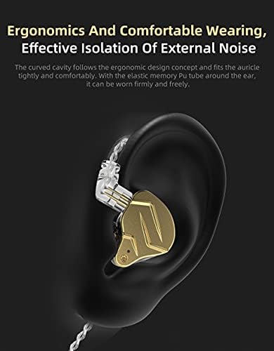 KZ ZSN PRO X IEM Earphones Dual Driver in Ear Monitor 1BA 1DD Wired Earphones HiFi Gaming Earbuds for Phone Computer Tablet - Image 4