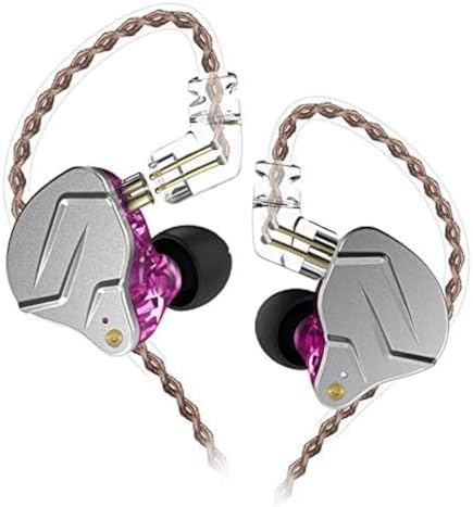 KZ ZSN Pro Dual Drivers 1BA 1DD in Ear Earphones HiFi Power Bass Earbuds Headphones High Clarity Sound Wired Earphones with Detachable Cable for Audiophile Musician by CCA