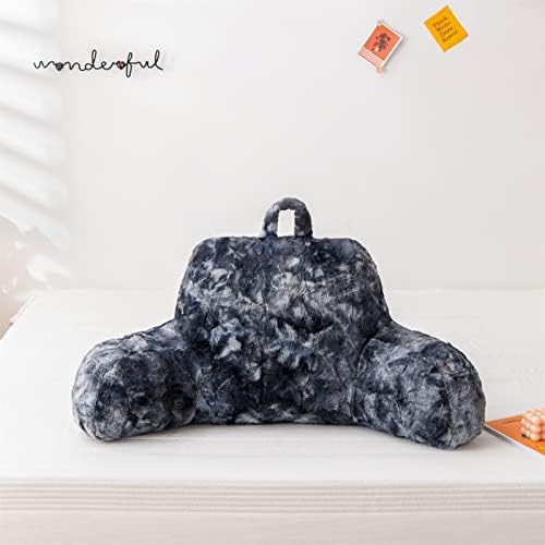 A Nice Night Gray Reading Pillow, 17" Bed Wedge Pillows with Arms，M - Image 3