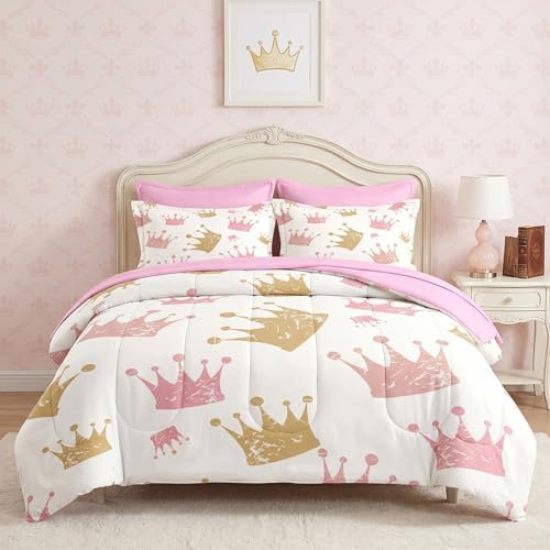 Pamnest Full Comforter Set with Sheets, 7 Pieces Cute Kids Bedding by PAMNEST