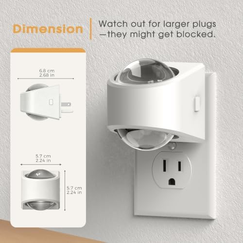 Briignite Projector Night Light, Rotating Night Lights Plug into Wall - Image 5