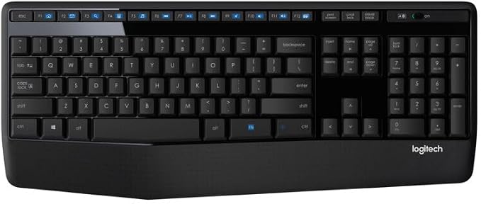 Logitech K345 Full Size Wireless Keyboard with Palm Rest for PC, Laptop by Unknown