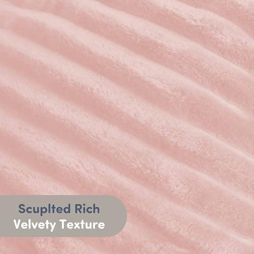 Nestl Reading Pillow for Kids & Teens with Shredded Memory Foam, Luxe Cut Plush Backrest Pillows for Reading and Gaming, for use on Couch or Bed, Adjustable Support with Washable Cover Peach Beige - Image 4