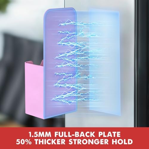 BEYGORM Magnetic Pen Holder for Refrigerator, Pencil Cup Organizer (Purple) - Image 2