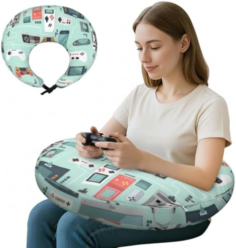 Queen Hero Lap Pillow for Reading & Gaming Lap Desk Pillows for Crocheting & Crafting with Elbow & Arm Support Cushion for Ergonomic Use on Bed and Couch by QueenHero