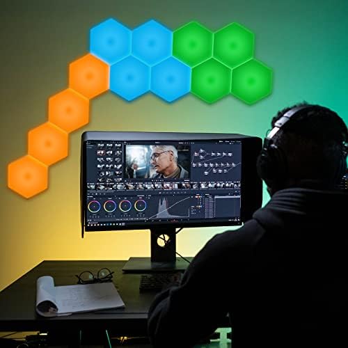 Vcwtty Hexagon Light Panels with Remote, 13 Colors, 6 Pack - Image 3
