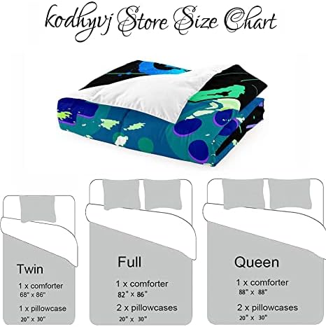 Game Comforter Set Video Gaming Bedding Sets Gamer Room Decor Queen Size Colorful Black Gamepad Soft Game Bedding Set for Boys Teen 1 Comforter and 2 Pillowcases - Image 6