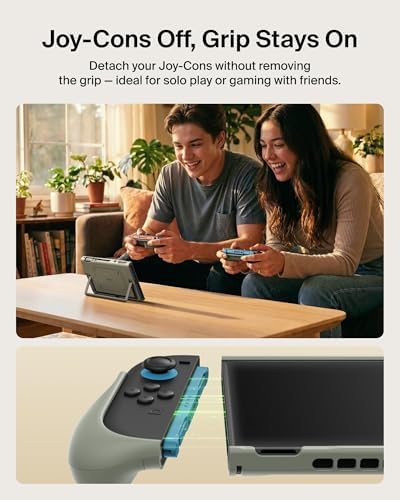 Belkin Nintendo Switch 2 Grip Case, Ergonomic, Dockable, Quick-Release Grip - Image 5