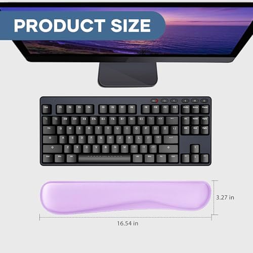Office Ergonomic Memory Foam Computer Mouse and Keyboard Wrist Rest pad Support Carpal Tunnel, Wrist Rest for Keyboard and Mouse, Wrist Support Set - Image 2