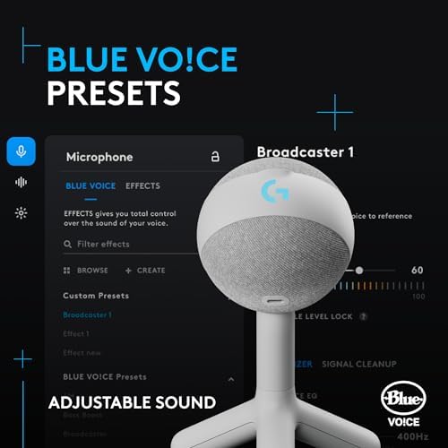 Logitech G Yeti Orb Condenser RGB Gaming Microphone - Off White - Image 4