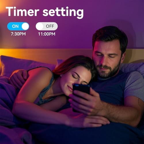 CHARKEE LED Strip Lights 200ft (2 Rolls of 100ft). 24V 5050 Ultra Long Super Bright Smart Light Strips with APP Control. 24keys Remote Music Sync Color Changing Led Lighting for Bedroom, Decoration - Image 2