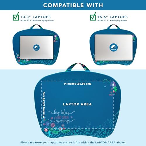 LAPGEAR MyStyle Lap Desk – Big Ideas, Fits 15.6” Laptops - Image 3