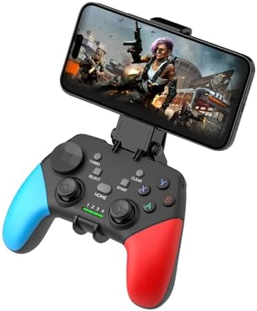 Joso Wireless Mobile Gaming Controller for iPhone, Android, iPad, Tablet, PC, Phone Controller with Phone Clip Supports Cloud Game, COD Mobile, Genshin Immpact, Remote Player Gamepad by Joso