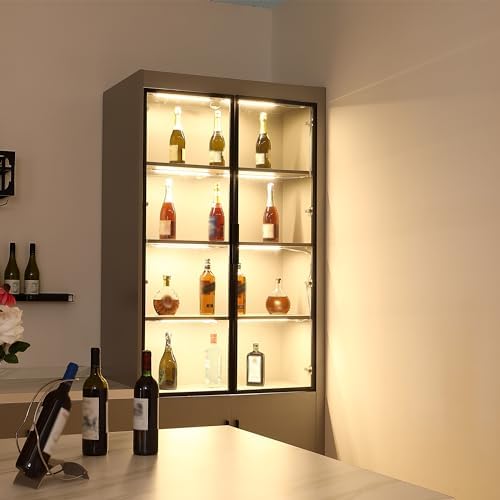 Litever Under Cabinet Lighting Kit. 6 Lights with Power Plug Dimmer. 3000K - Image 5