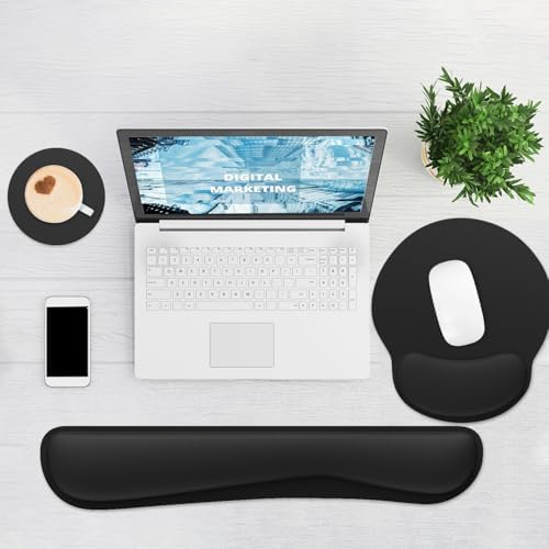 Ergonomic Mouse Pad with Wrist Rest and Keyboard Wrist Rest, Mousepad - Image 6