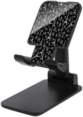 Reusable Paris Eiffel Tower Floral Black Phone Holder for Home Use by Unknown