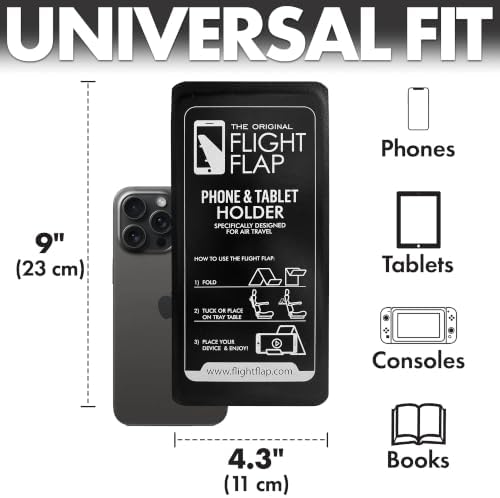 Flight Flap Airplane Phone Holder - Foldable Phone Stand for Plane Travel - Image 6