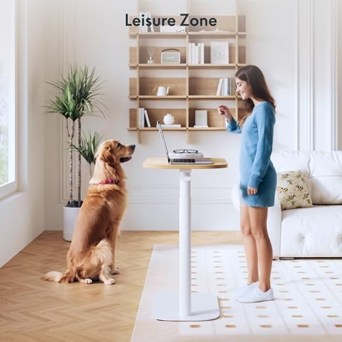 FLEXISPOT 24''Adjustable C Table Gas Spring Mobile Side End Table - Image 2