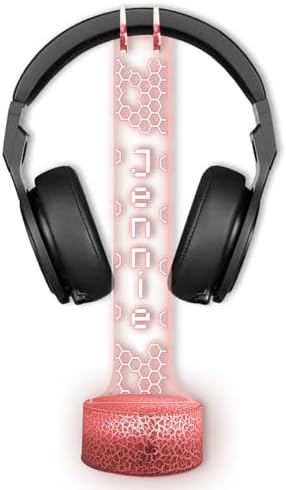 Personalized RGB Light-Up Headphone Holder, Custom Gamer Name Headset for Gamer Desk, Valentine Gift for Him, Gaming Room Decoration, Boyfriend Gifts for Gaming Lovers - Image 7