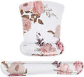 MOSISO Peony Wrist Rest Support for Mouse Pad & Keyboard Set, White by MOSISO