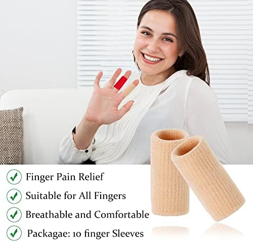 Finger Compression Sleeves, 10 Pcs - Image 2