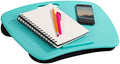 LAPGEAR Basic Lap Desk – Aqua Sky, Fits 15.6” Laptops by LapGear