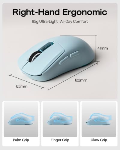 EPOMAKER NEX Lite Wireless Gaming Mouse w/Screens & RGB Charging Dock - Image 5