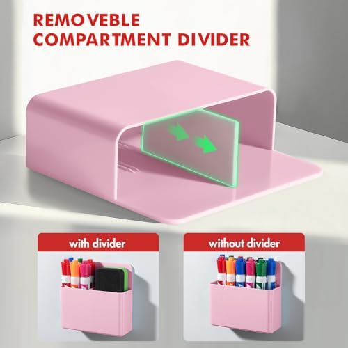 BEYGORM Plastic Magnetic Pen Holder, Powerful Magnet, 2 Pack - Image 4