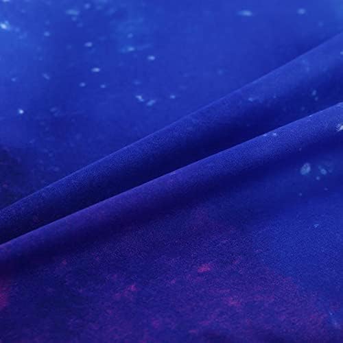 SDIII 4 Pieces Blue Galaxy Sheets Set Full, Soft Microfiber Galaxy Sheets Full, Blue Galaxy Bed Sheet Set for Girls Boys Kids and Teens All Season - Image 4