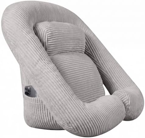 Reading Pillow for Bed Adult, 2-in-1 Back Rest Pillow for Sitting Up by OutdoorFurnitureAccessories
