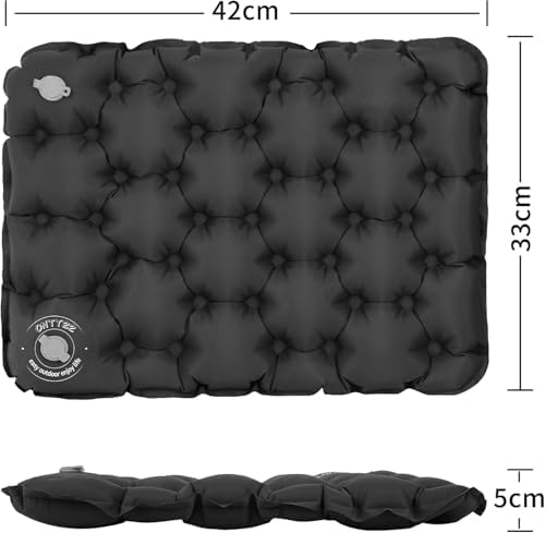 ONTYZZ Inflatable Seat Cushion Lightweight Airplane Seat Cushion | Stadium Seat Travel Cushion for Climbing Hiking Office Airplane - Image 2