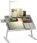 Laptop Bed Tray Desk with LED Desk Lamp, SAIJI Laptop Stand for Bed by SAIJI