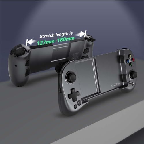 ShanWan Mobile Game Controller for iphone/Android with PHONE CASE Support, Bluetooth Wireless Gamepad - PS Remote Play, Xbox Cloud, Steam Link, GeForce NOW, MFi Arcade Games-Long Battery Life - Image 5