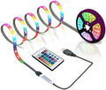 3.28ft USB LED Strip Lights, USB Rope Lights with 24 Keys Remote, DIY Indoor Decoration by BIHAND