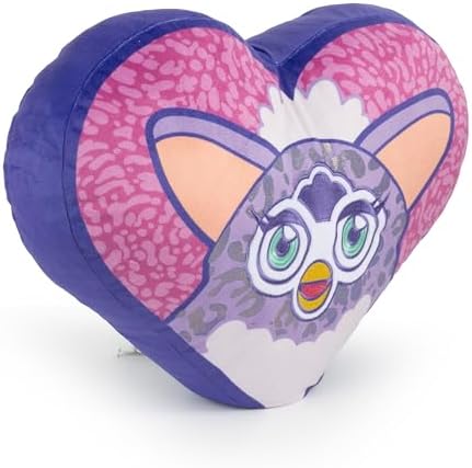 Jay Franco Furby Shaped Decorative Pillow – 17 Inch Kids Ultra-Soft Stuffed Plushie & Cozy Throw Pillow, Official Licensed Product, Purple - Image 2