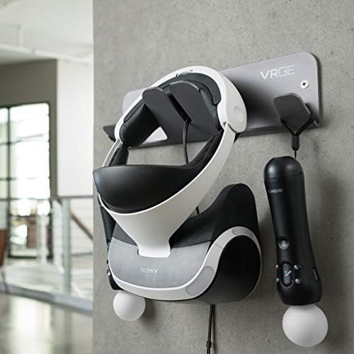 VRGE VR Wall Mount Storage Stand Hook - for Meta/Oculus Quest 3/2 - Rift-S - HTC Vive Pro - PS5 VR2 - Valve Index and Mixed Reality Headsets - Image 6