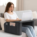OPTIXCELL Lap Desk with Arm Rest, Ergonomic 17" Laptop Desk for Bed & Couch by OPTIXCELL