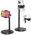 ULANZI Cell Phone Stand Mount for Desk, Vijim HP004 Adjustable Height & Angle Phone Holder, 360 Degree Rotating Desktop Phone Stand Compatible with iPhone, Samsung and All Phones by ulanzi