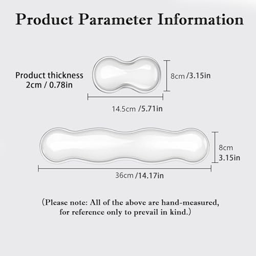 Update Gel Keyboard Wrist Rest & Mouse Wrist Rest Set – Silicone Wrist Support Pad for Pain Relief, Effortless Typing, Gaming, Computer, Laptop, Office – Anti-Slip Base, Easy to Clean - Image 6