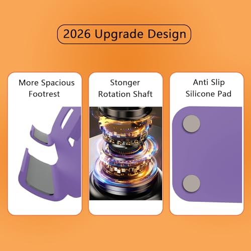 Metal Tablet Stand Holder Adjustable for iPad Kindle Tab, Purple - Image 6