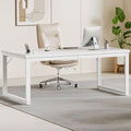 Mericonia 63 Inch Computer Desk, 1.2" Thick Heavy Duty Office Table by MERICONIA