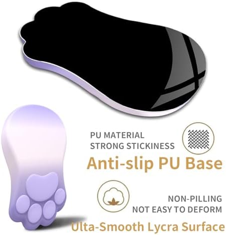 L-SPOUTTO Ergonomic Mouse Pad with Wrist Rest,Cute Mouse Pad Wrist Support - Image 2