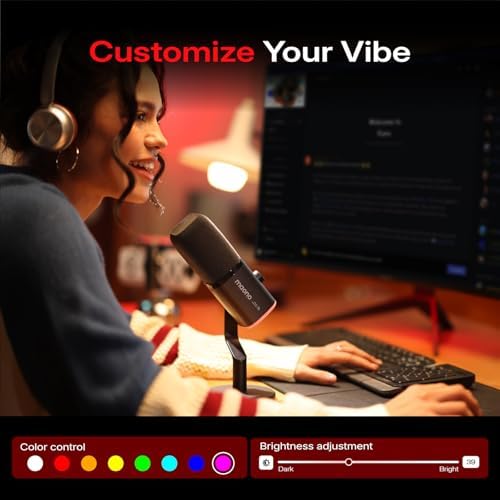 MAONO PD100W Wireless Dynamic Gaming Microphone for PC with USB-C Receiver - Image 6
