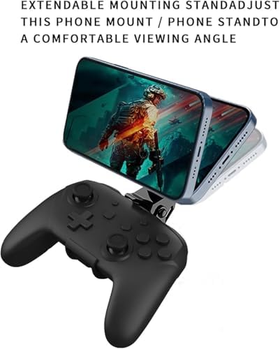 DOYO Magnetic Controller Phone Mount Clip for Switch and Switch Lite Pro Controller, Gaming Phone Holder, Adjustable Mag-Safe Phone Mount Holder for Switch Controller - Image 6