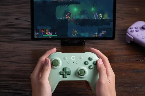 8Bitdo Ultimate 2C Wireless Controller for Windows PC and Android, with 1000 Hz Polling Rate, Hall Effect Joysticks and Triggers, and Remappable L4/R4 Bumpers (Green) - Image 7