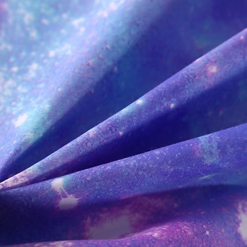 SDIII Colorful Galaxy Queen Fitted Sheet and 2 Pillowcses, Deep Pocket Soft Microfiber Space Queen Bottom Sheet for Girls Boys Kids and Teens - Image 7