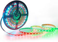 ALITOVE RGB LED Strip Light 32.8ft 24V WS2811 Addressable RGB IC 600LEDs by ALITOVE